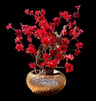 Kunst bloesemboom - Kunstboom - rood- 50cm - Voor binnen - Cherry Blossom