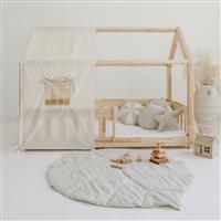 Katoenen tent voor bedhuis – ecru Hoogte bedhuis: 135cm  Breedte: 80 cm