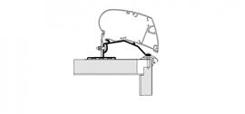 Thule Caravan Roof Adapter 400