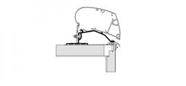 Thule Caravan Roof Adapter 400