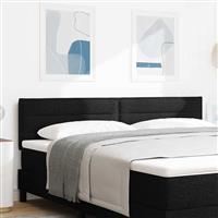 vidaXL Hoofdbord met hoofdeinde Zwart 180 cm Nep Leer