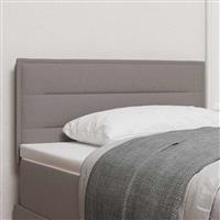 vidaXL Hoofdbord met hoofdeinde Taupe 100 cm Nep Leer