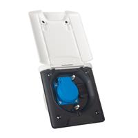 Inbouwstekkerdoos Design 2014 230V/12V/Sat Wit 249