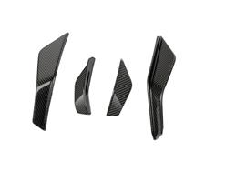 Dit betreft een set Audi RS3 8Y Facelift carbon voorbumper canards