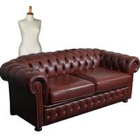 Vintage Winchester Furniture  Chesterfield bank 2.5 Seater rust  (No.330330)