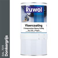 Ruwol 2K Epoxy Vloercoating Donkergrijs (RAL 7011) 1 kg