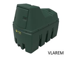 Dieseltank Carbery Vlarem premium 2.500 ltr horizontaal