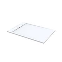 Douchebak Best Design Decent 160x100x4.5 cm Solid Surface Mat Wit