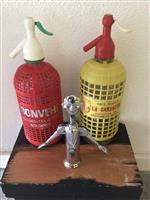 Vintage Spuitwater flessen 