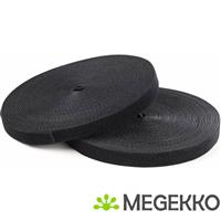 StarTech.com Klittenband kabelbinder 7,5 m rol zwart kabelbinder