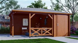 NIEUW Blokhut Paviljoen P5155