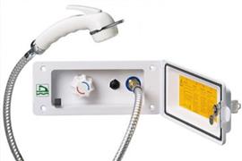 Reich Buitendouche Aansluiting incl. Slot Wit