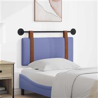 vidaXL Hangend Hoofdeinde Effen Jeans Blauw 90 x 40 cm Bewerkt hout