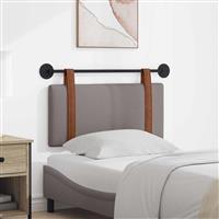 vidaXL Hangend Hoofdeinde Wandgemonteerd Taupe 90 x 40 cm Bewerkt hout