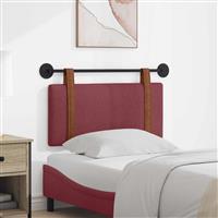 vidaXL Hangend Hoofdeinde Effen Wijnrood 90 x 40 cm Bewerkt hout