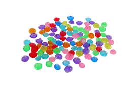 Transparante rozen-bloemen (100)