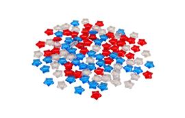 Transparante sterren (100)