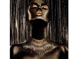 Glasschilderij vrouw 085