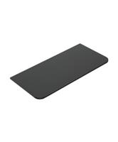 Topblad Wiesbaden Novira 80x48 cm Afgeronde Hoeken Mat Zwart