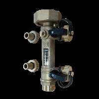 Spoel- en vulset met flowmeter voor solar/zonneboilerpomp 3/4 x 1