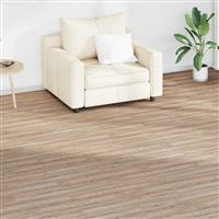 vidaXL Vloerplanken 18 pcs Eikenbruin 2,51 m² PVC
