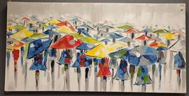 Olieverf schilderij mensen