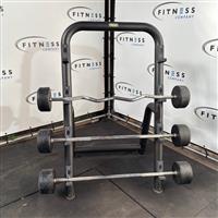 Technogym - Barbell Rack - Incl. Barbells - Zwart