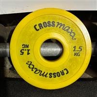 Lifemaxx - Crossmaxx - Halterschijven - Bumper Plates - 1,5 t/m 20kg