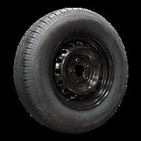 Goodride Luchtband + wiel 185 R14C ST290 M+S + 5½Jx14H2 ET30 66,5/112/5 104/102 N staal zwart