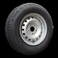 Goodride Luchtband + wiel 195 R14C ST290 M+S + 5½Jx14H2 ET30 66,5/112/5 106/104 N staal grijs