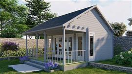 Blokhut - Tuinhuis Olaug | 44 mm | vuren 