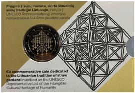 Litouwen 2 Euro 2024 Stro Rijgen Coincard