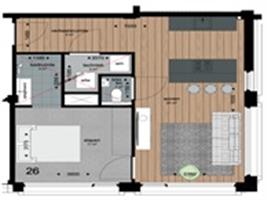 Appartement Damsport in Groningen