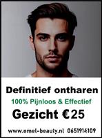 Laser ontharen Full Body € 99 voor mannen