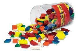 Houten patroonblokken