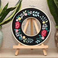 Borduurpakket ook geschikt voor starters Dubbele ringen Zwart set incl 2 ringen