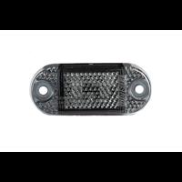 Fristom LED markeringslicht dark amber 12-24V 15cm kabel