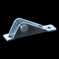 Novio Bevestigingsbeugel R8 UE10 verzinkt bout, met borgmoer gemonteerd