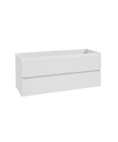 Onderkast Wiesbaden Alvara 120x46 cm 2 Laden 2 Uitsparingen Mat Wit