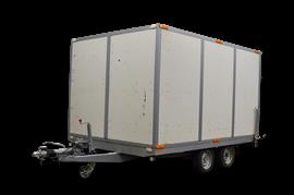 Hapert gesloten plateauwagen 2700kg