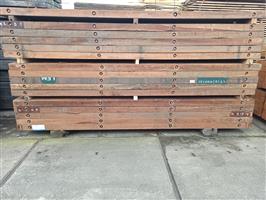 10X100X400 CM 100 % AZOBE Dragline schot