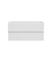 Onderkast BWS Lyanna 100x46 cm 2 Laden 1 Uitsparing Mat Wit
