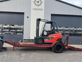 Heftruck oprijwagen!