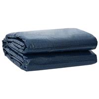 vidaXL Zonne-zwembadbedekking Extra Zwaar Ø 356 cm 400 µm Rond PE