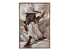 Olieverfschilderij Vrouw met Hoed | 003