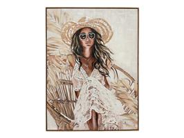 Olieverfschilderij Vrouw met Hoed | 005