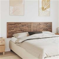 vidaXL Hoofdbord Wandgemonteerd Naturel 180 cm Massief Teakhout
