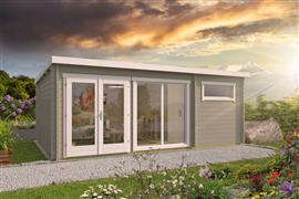 Blokhut - Tuinhuis Flow 2.0 | 40 mm | vuren