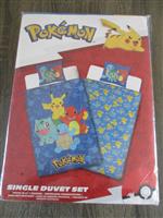 Pokemon 1 Persoons Dekbed Overtrek.