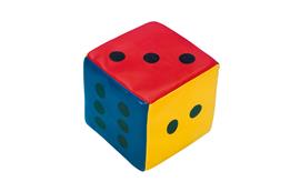 Gekleurde dobbelsteen